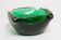 Green glass ashtray mid-century, Italy, 1970s