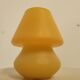Small vintage lamp in orange opaline glass from the 1970s