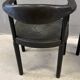 Paire de fauteuils postmodernes noirs, en plastique moulé, années 1980, Europe