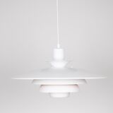 Danish vintage pendant lamp Sofie by Kurt Wiborg, Jeka, 1980s