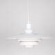 Danish vintage pendant lamp Sofie by Kurt Wiborg, Jeka, 1980s