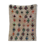 Handmade berber neon carpet 130 x 98 cm