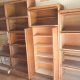 Modular vintage bookcase of MD lockers (Martin Dupuy) -1950s