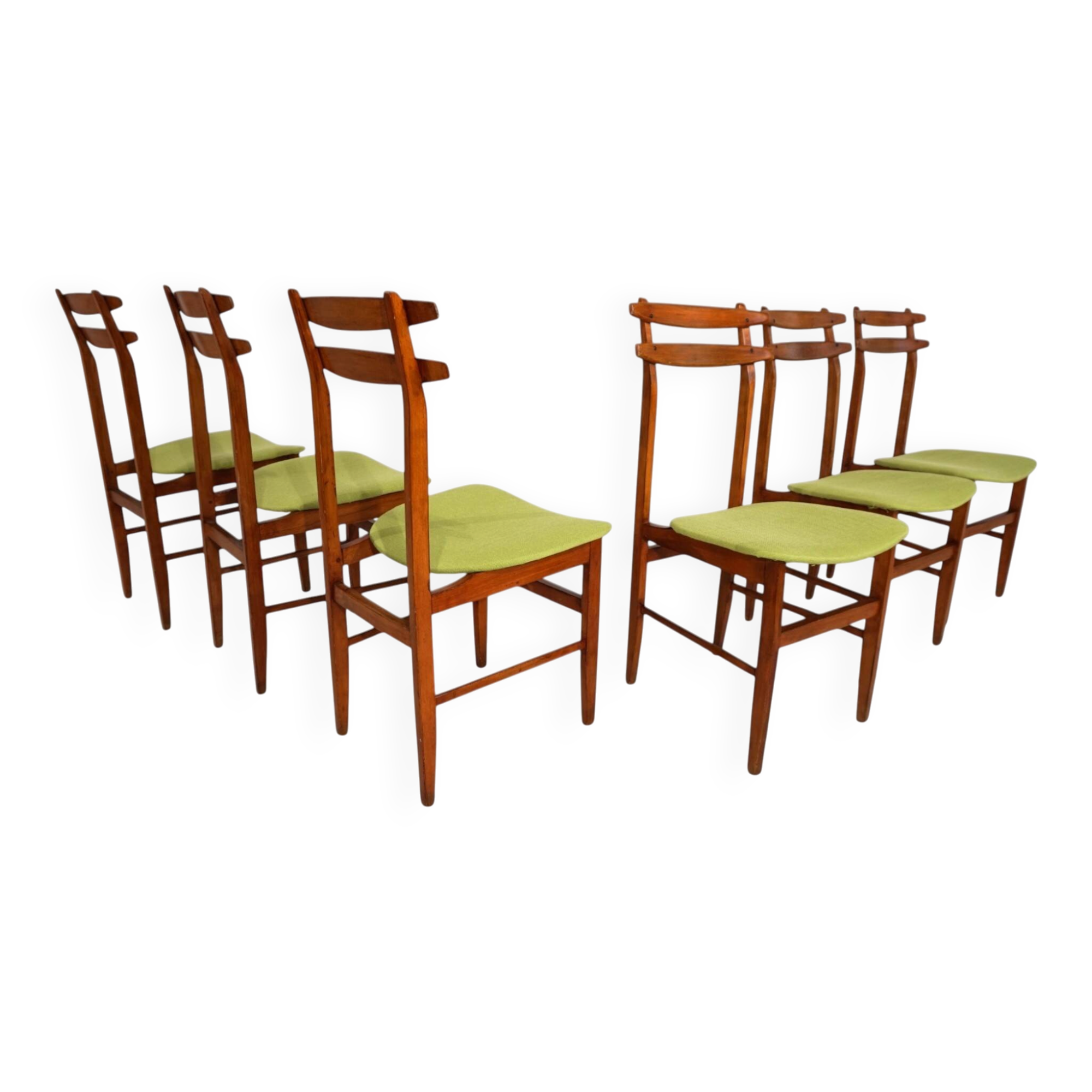 Set of 6 dining chairs by Amma Torino, 1960