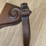Decorative element, carved wooden wall brackets