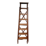 Restored vintage wooden stepladder