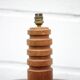 wooden lamp, vintage wooden lamp base, table lamp, living room lamp, bedside lamp