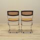 Set of two chairs, Bauhaus design, 1960s, production: Italy