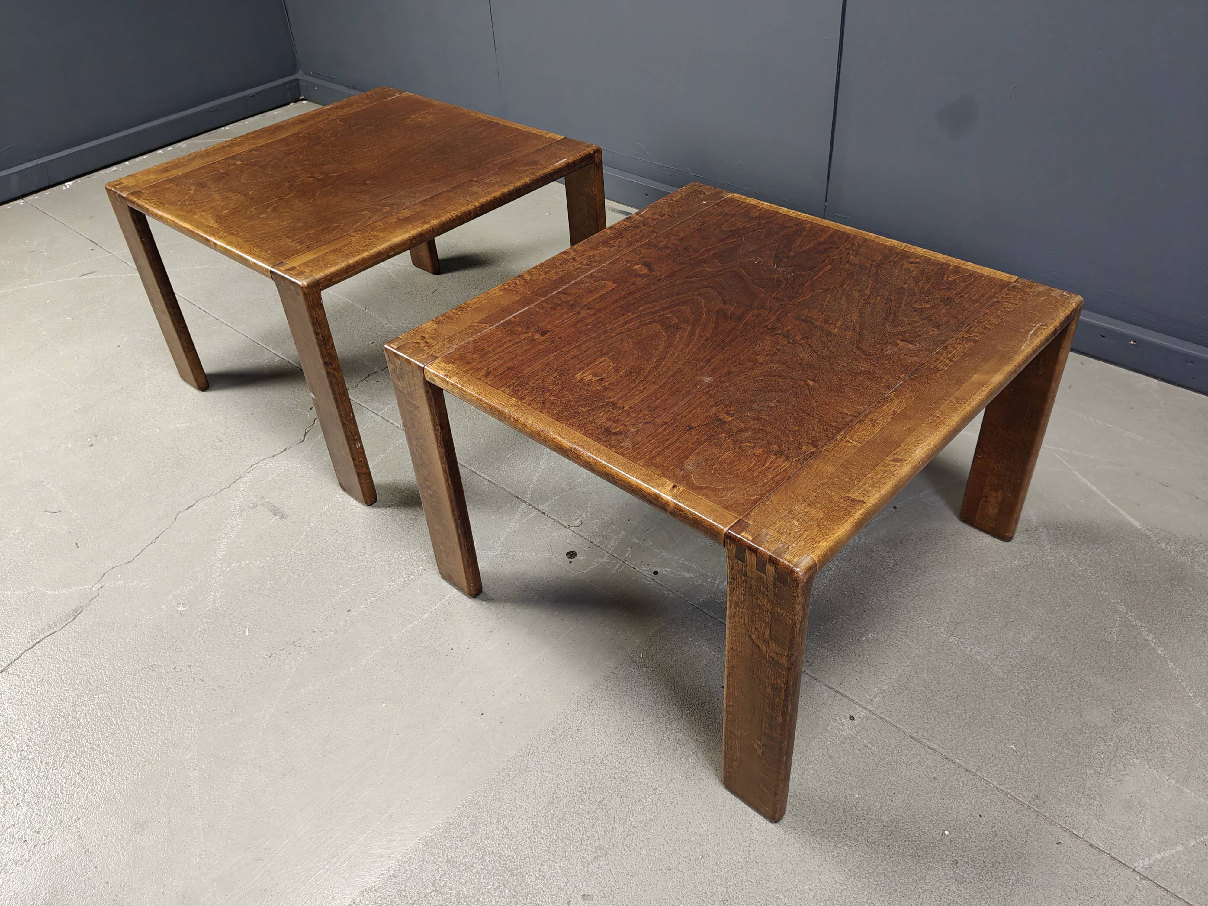 Paire de tables basses Bonanza par Asko, Finlande, 1960