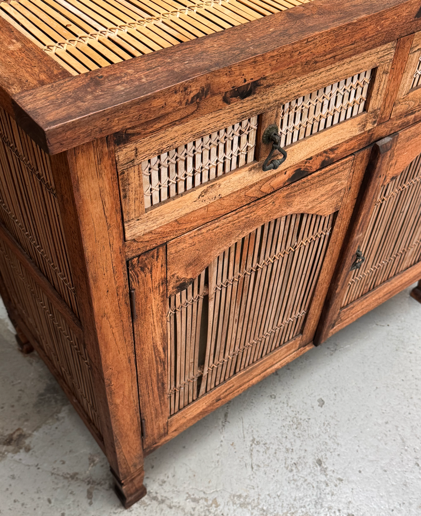 Rattan sideboard