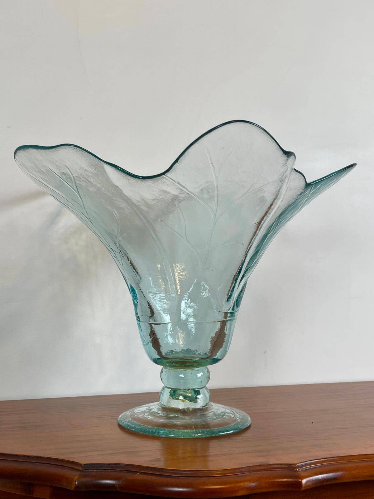 Grande coupe vintage en verre