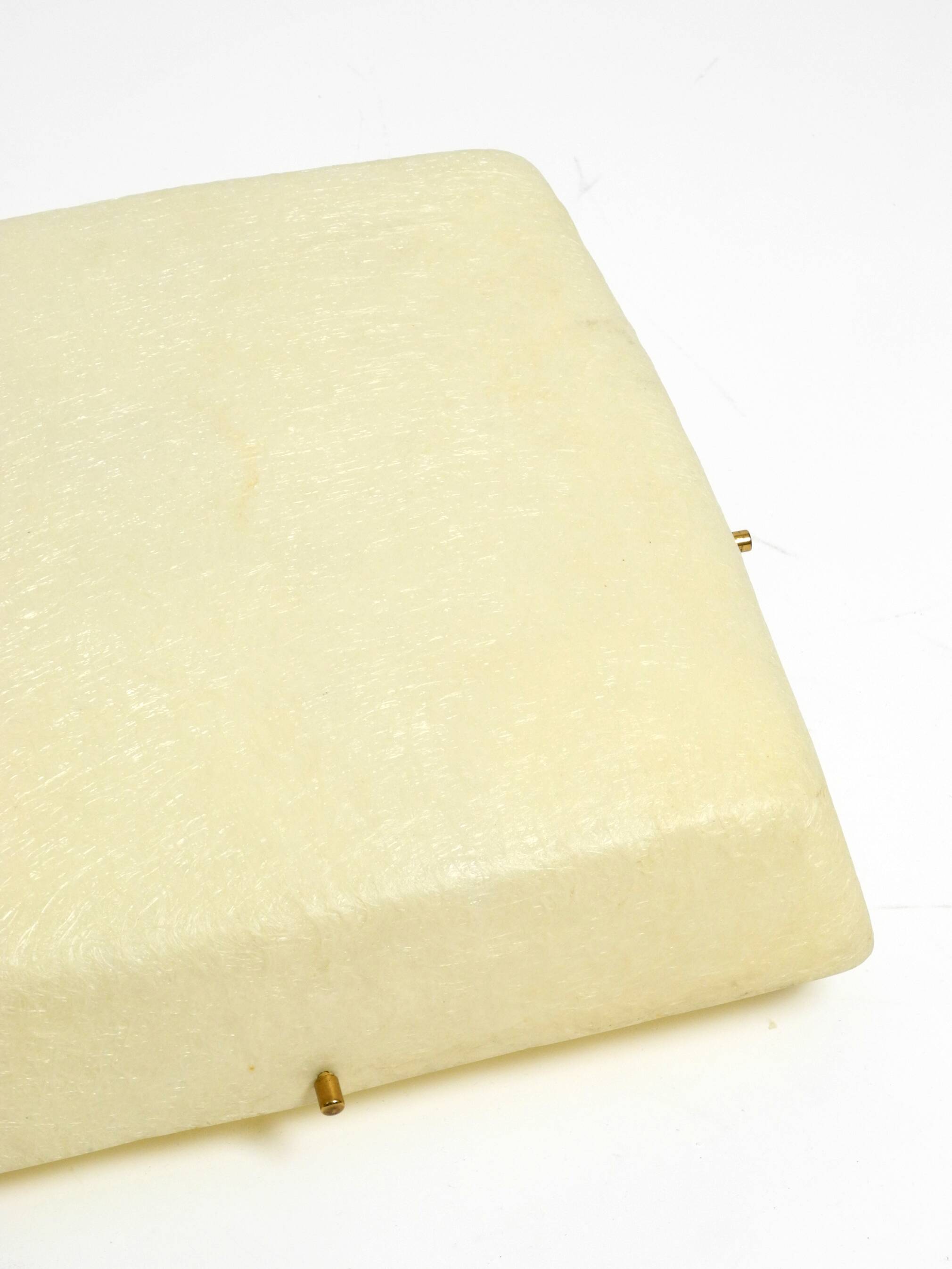 Beautiful Mid Century Modern square fiberglass ceiling or wall lamp