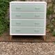 Vintage 1950s compass foot chest of drawers