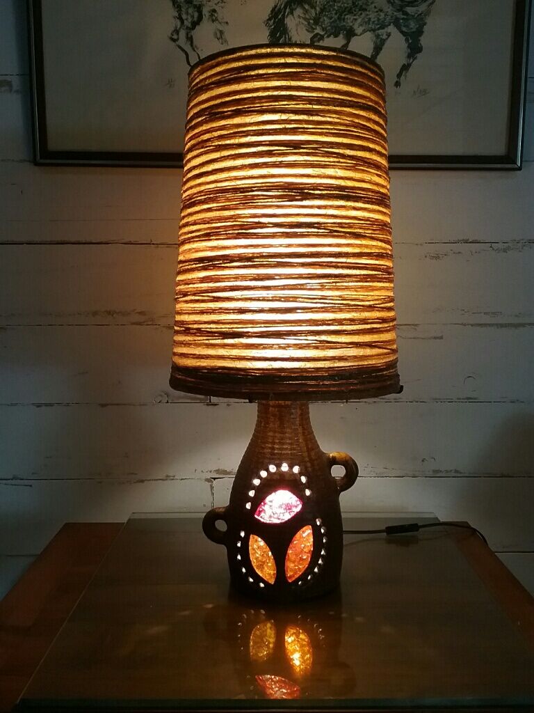 Accolay table lamp design Georges Pelletier 1960