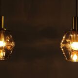 Pair of Lamps by Glashütte Limburg, Germany 1970s