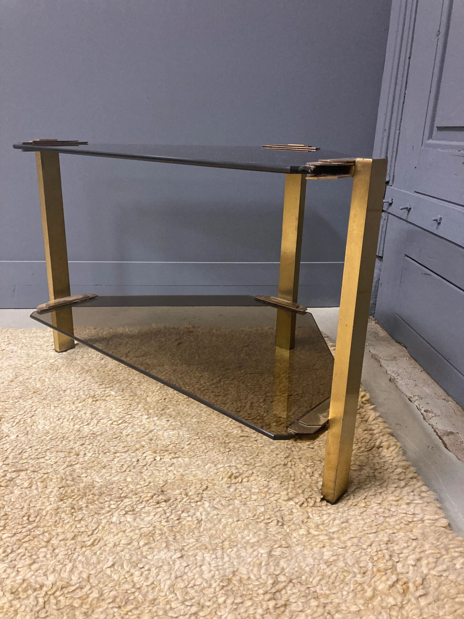 Vintage Hollywood Regency side table