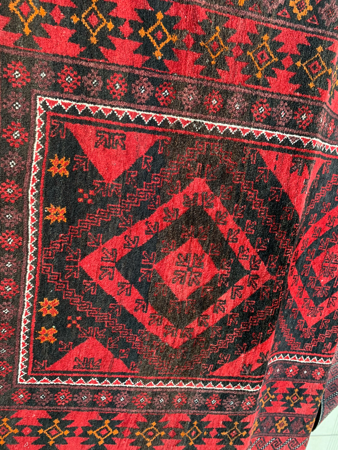 Old oriental carpet
