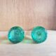 Set of Two Scandinavian Soliflore Bubble Glass Vases, 1960s