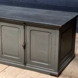 Antique painted wooden counter