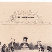 19th Century Lithograph Honoré Daumier 1839 Court Lawyer Judge Magistrate Justice