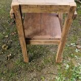 Raw wood console