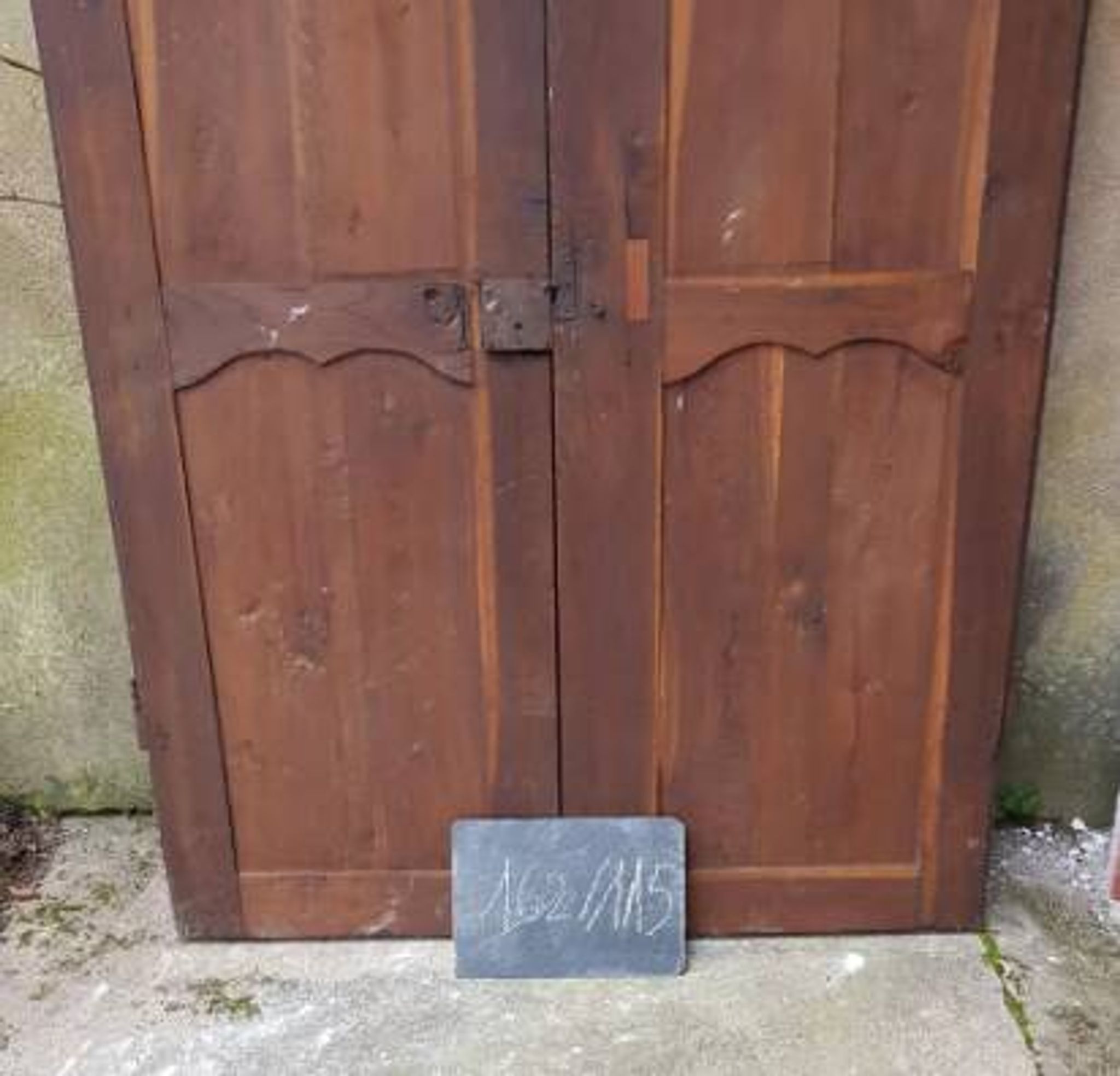 Antique double cupboard doors from the 19th century