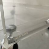 Hi-fi TV unit - coffee table in plexiglass by D. Lange, Roche Bobois 1970