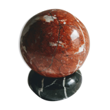 Paper press ball and marble ashtray