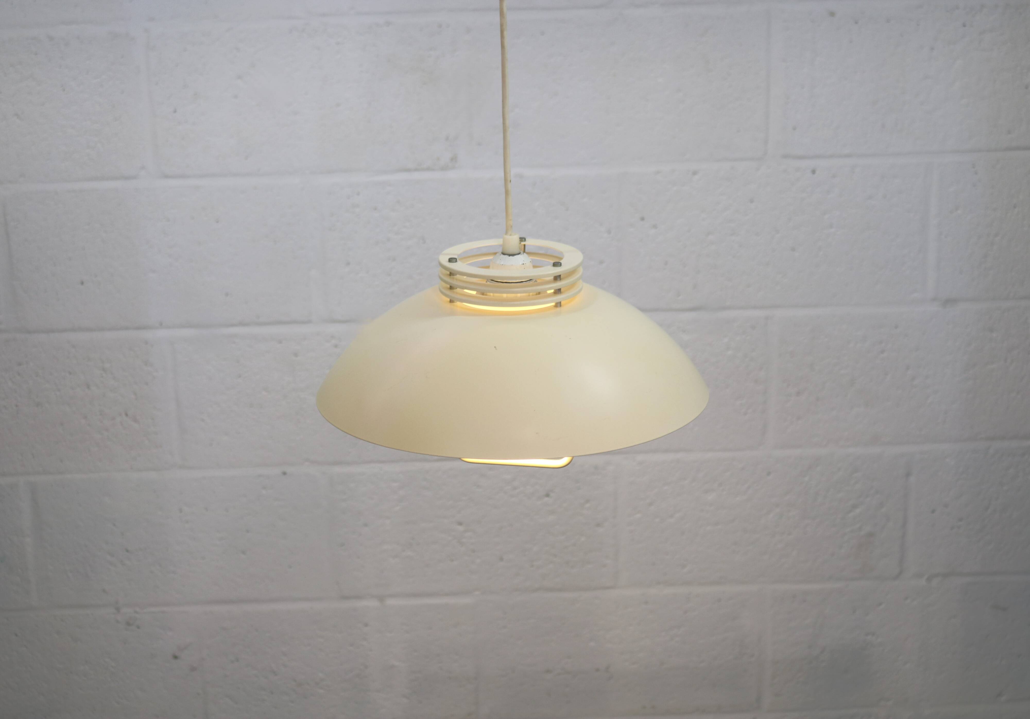 Danish Design Lamp *** Lyfa  *** beige white color *** Denmark 1970