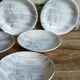 Six Niderviller ceramic plates service "Chatons" 50s.