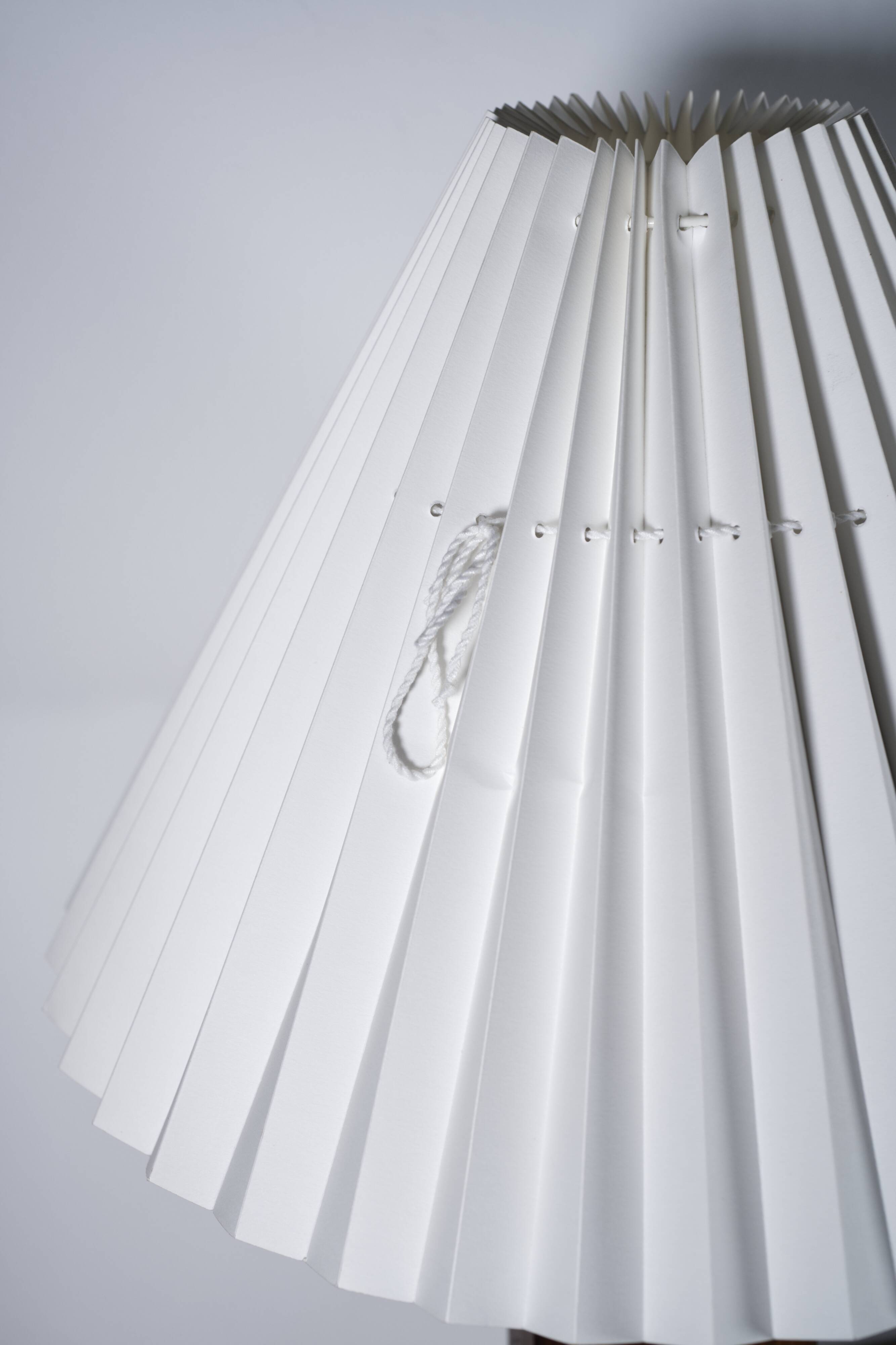 Vintage Danish rosewood table lamp