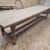 Table de ferme en chêne