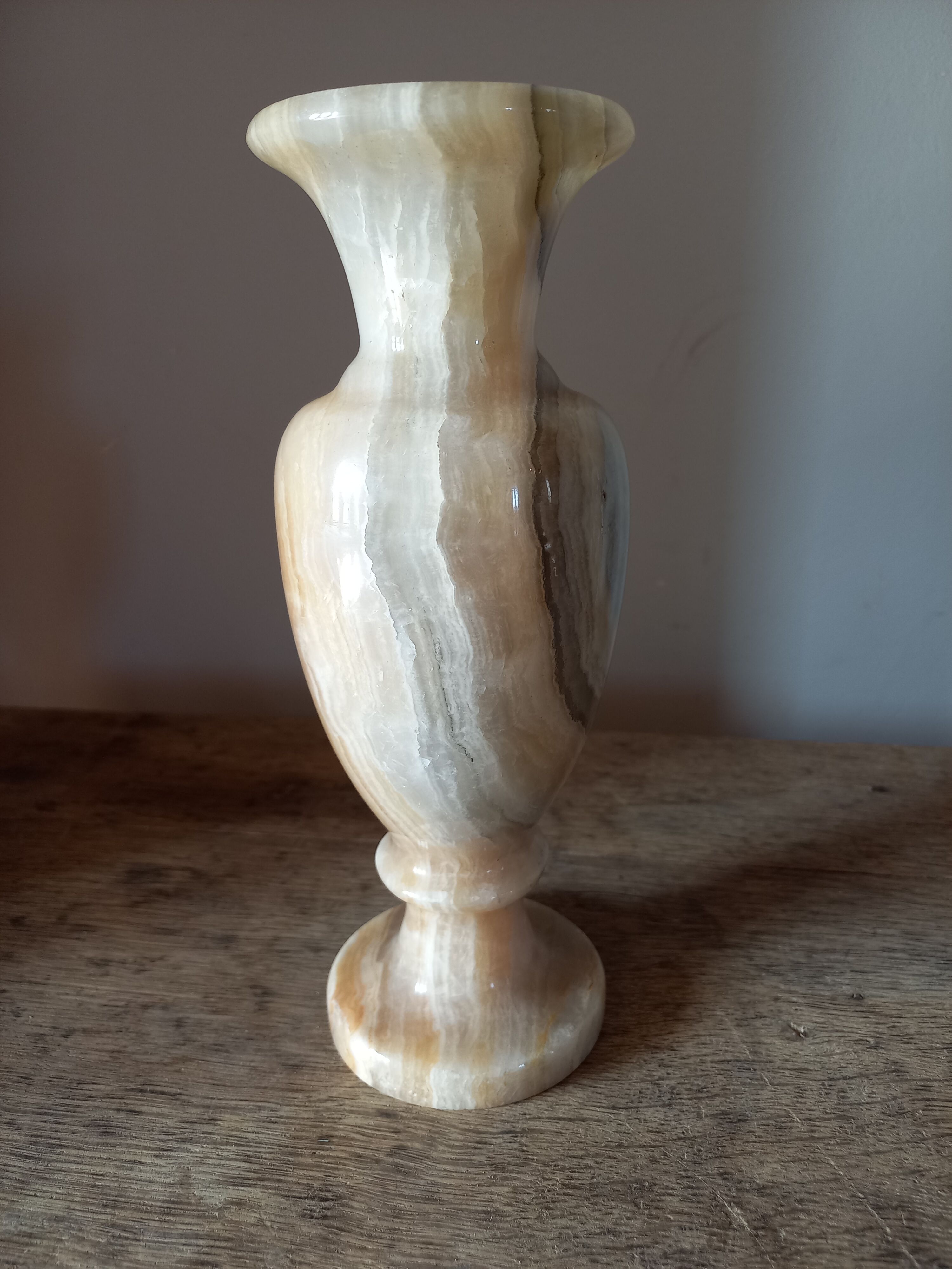 Vintage alabaster vase
