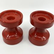 2 Steuler ceramic candle holders • Design Cari Zalloni • Circa 60-70