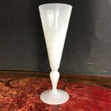 White opaline vase