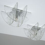 Carlo Nason model LS 254 for Mazzega Murano ceiling lamp