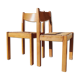 Paire de chaises maison Regain en orme