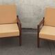 Pair of refurbished 1960s Scandinavian armchairs