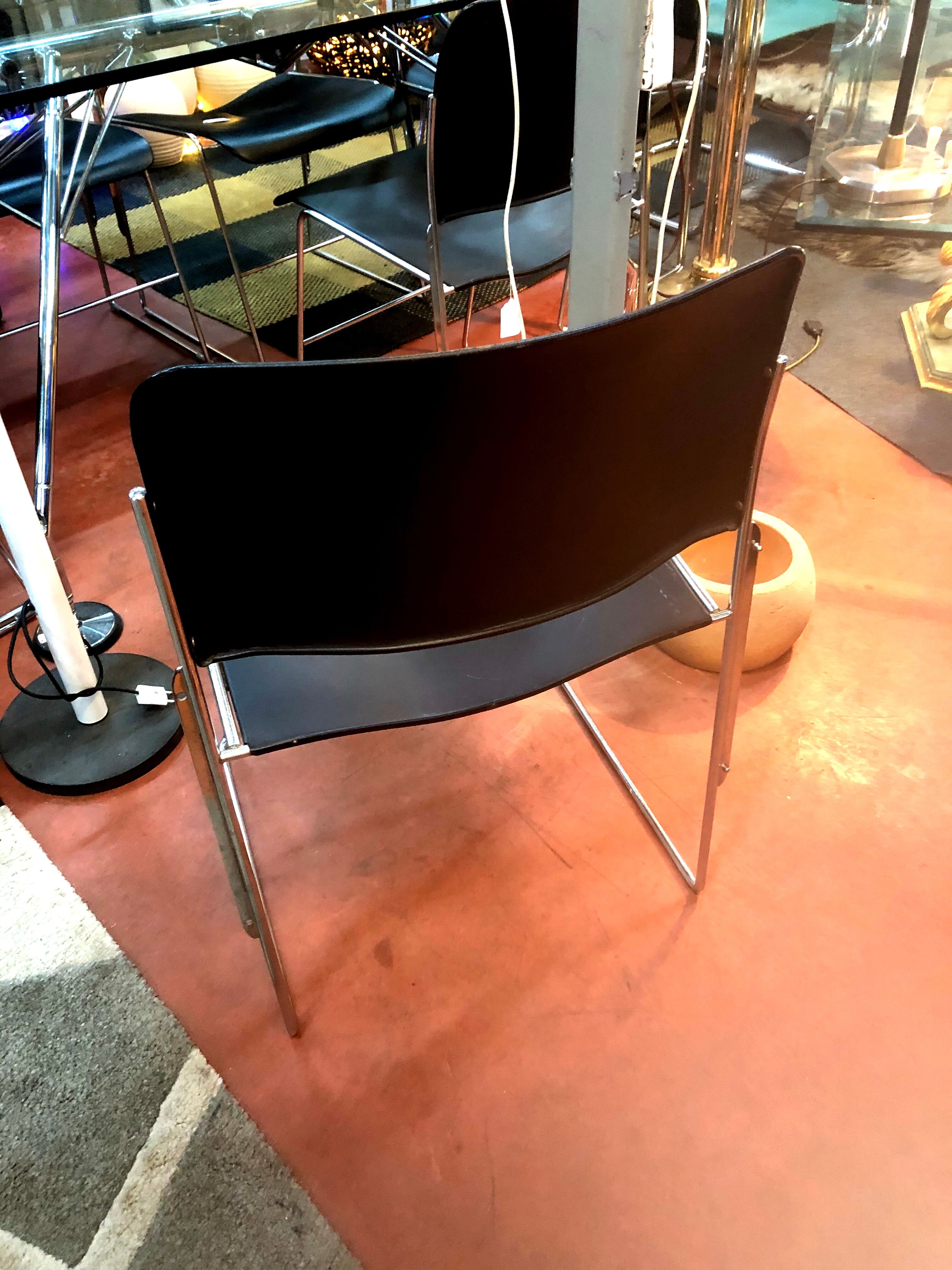 8 David Rowland chairs