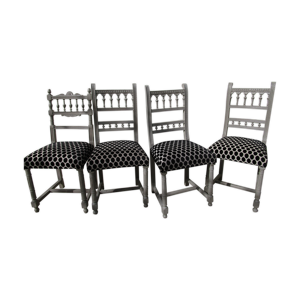 4 chaises henri II