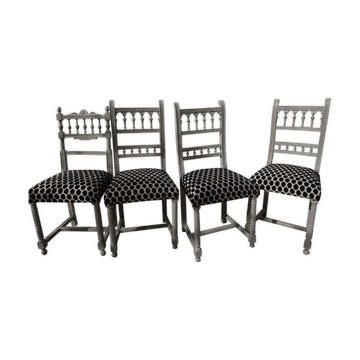 4 chaises Henri II