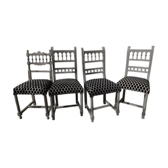 4 chaises Henri II