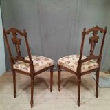 Pair of finely carved chairs