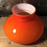 Orange opaline lampshade
