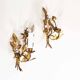 Pair of antique Gilt Italian Sconces – Italy 1960’s