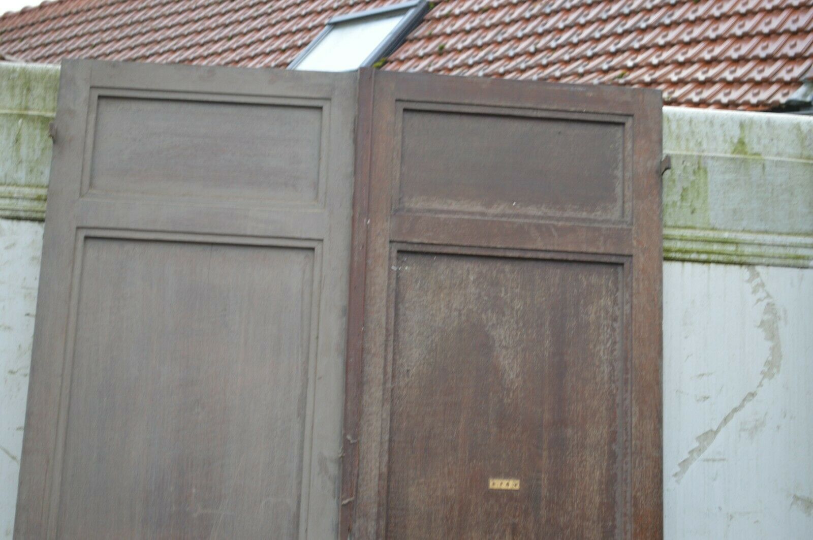 Pair of oak doors