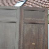 Pair of oak doors