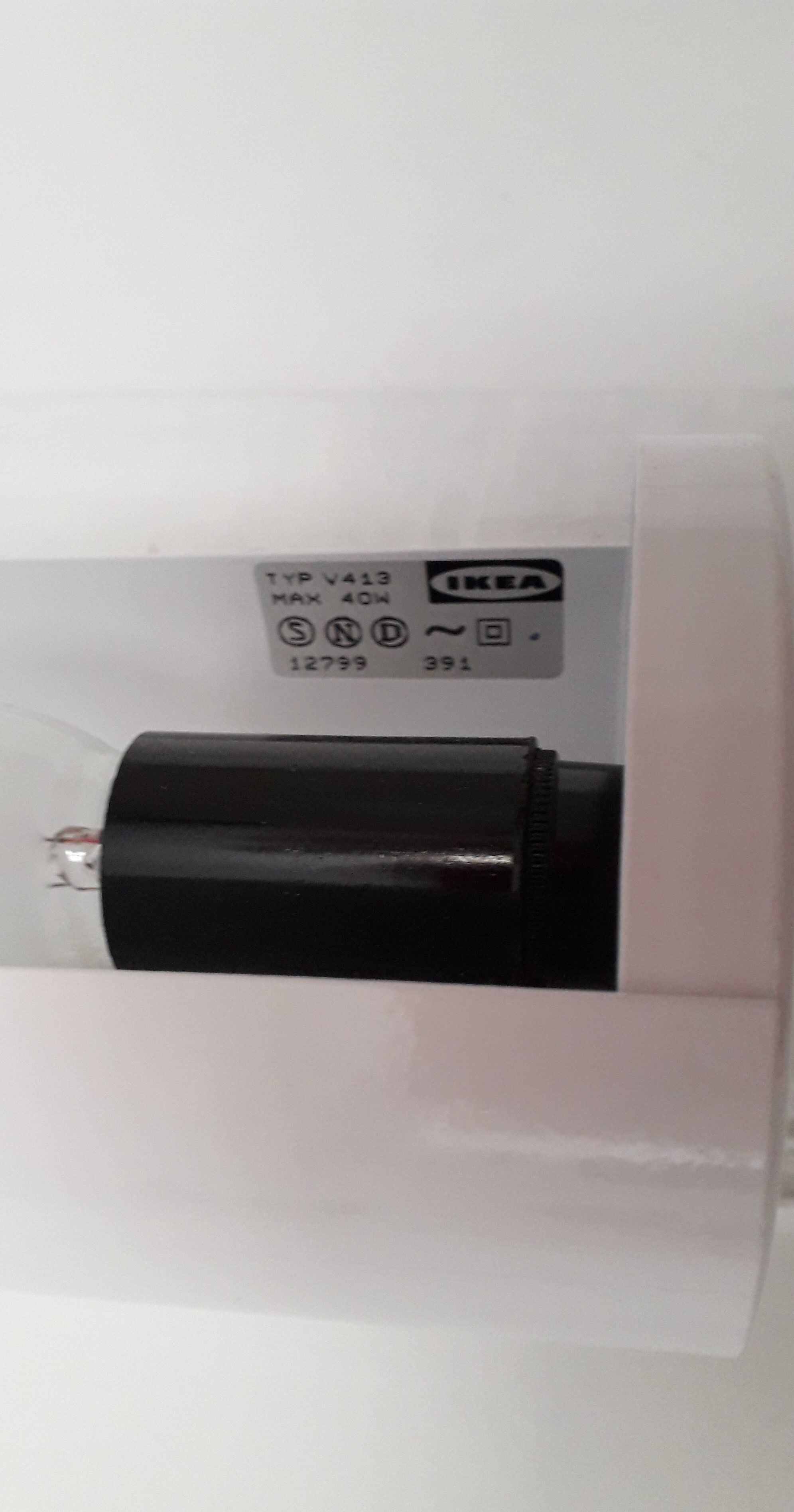 Vintage Ikea sconce 1980