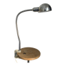 Lampe vintage 1950 à étau industrielle chromée Jumo 215 - 55 cm