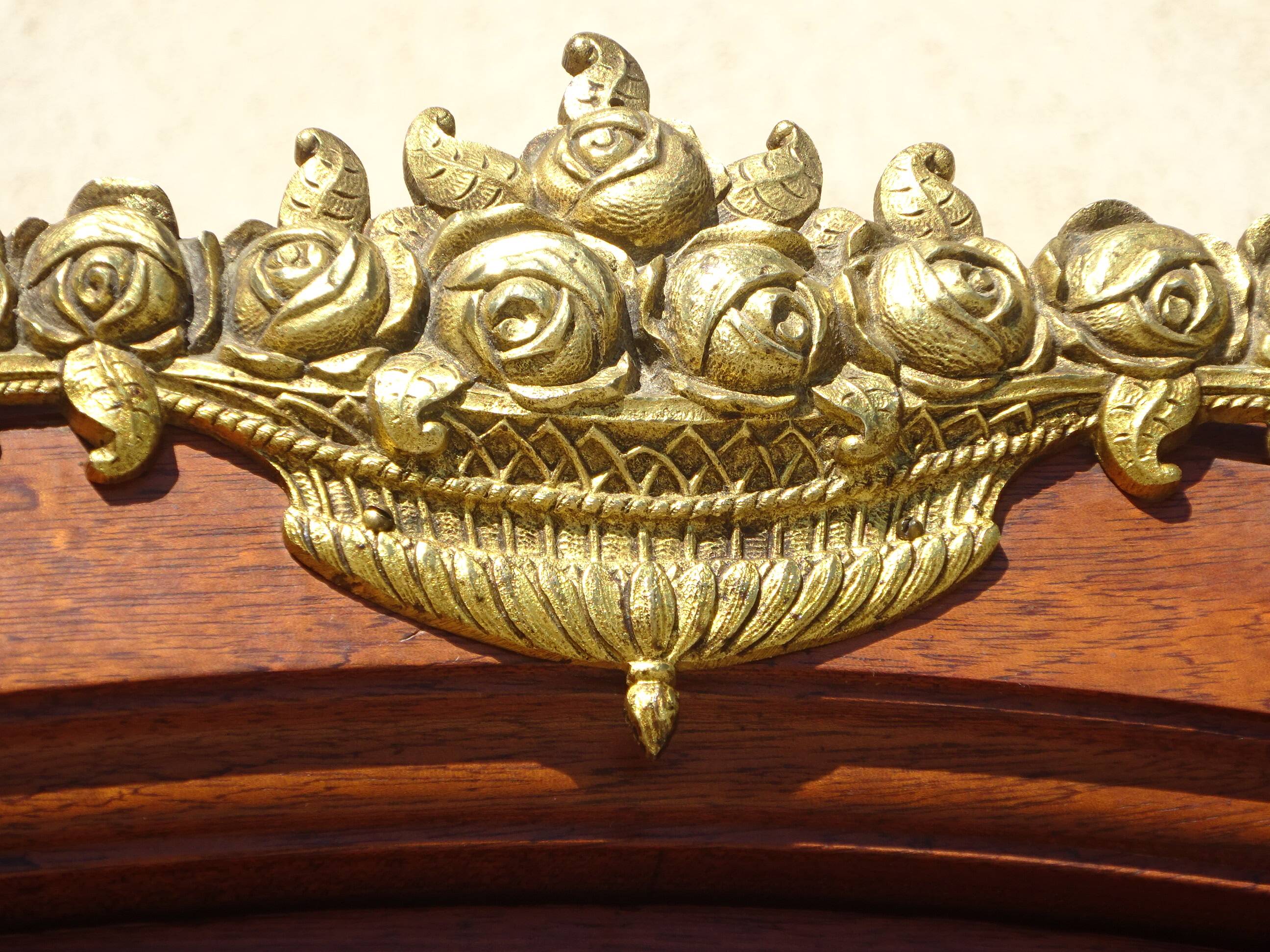 Louis XVI style mahogany cabinet